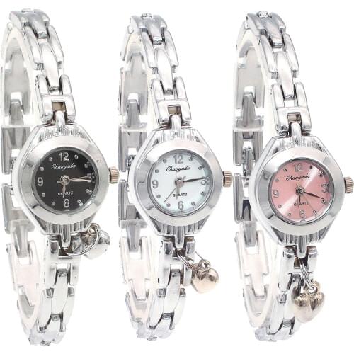 10pcs Women Watch Nobler Fashion Casual Wafer Design Round Dial Bracelet Watch Mujor Quartz Wristwatch Female Relojes