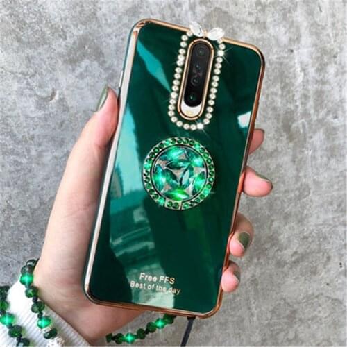 Funda Case for Xiaomi Mi 9T 8 9 10 Lite A3 Silicone Bling Bracket Conque Redmi K20 K30 7A 8A 9A 9C Note 7 8 Pro Luxury Case