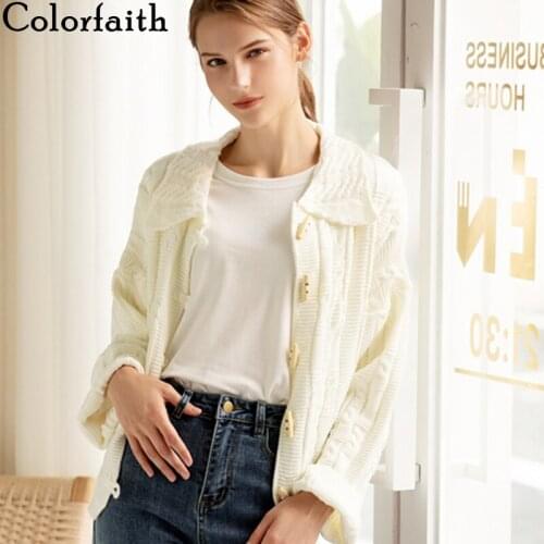 Женские вязаные кардиганы Colorfaith China At AliExpress
