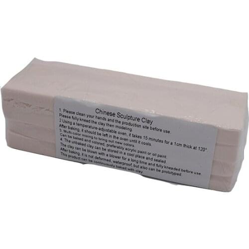 500g Polymer Clay texture Art DIY Soft Mud Pottery Sculpting Ceramic Action Figure Doll Modeling caving Clays for Kids