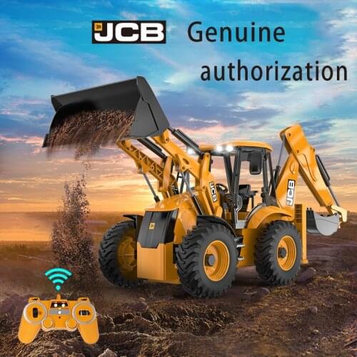 2.4Ghz 6 Channel 1:24 RC Excavator toy RC Engineering Car Alloy and plastic Excavator RTR For kids Christmas gift 2020 The New 1
