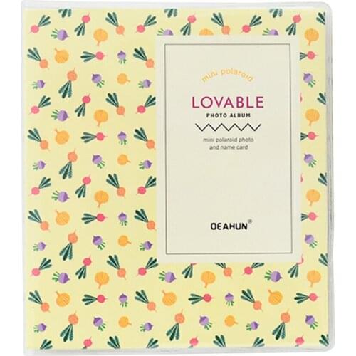 64 Pockets Photo Film Album For fujifilm instax mini 8 mini 9 7s 50 90 paper films 3"Photo Album Organizer Film Album 2020 New