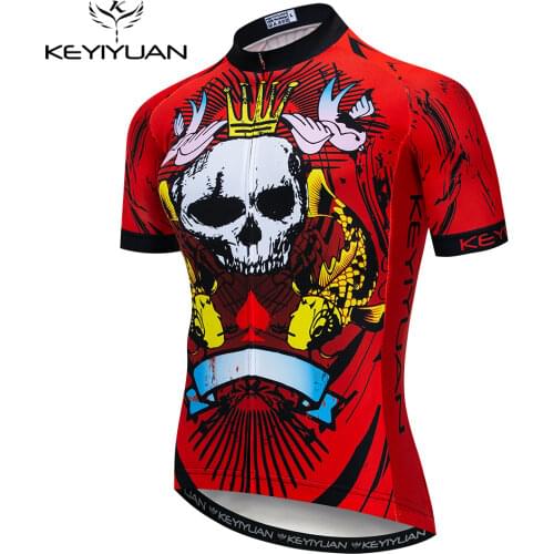 2021 Keyiyuan Mens Summer Cycling Jerseys Short Sleeves Bike Bicycle Shirt Camiseta Ciclismo Mascul Trikot