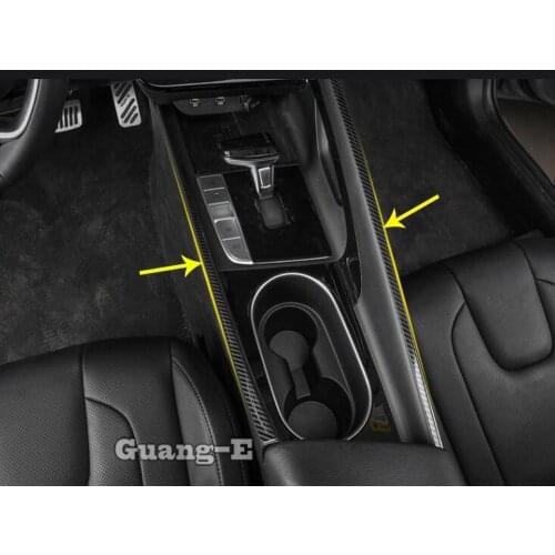 Car Body Sticker Cover Exterior Outter Gear Shift Box Panel Holder Frame Parts Trim Hoods For Hyundai Elantra Avante 2021 2022