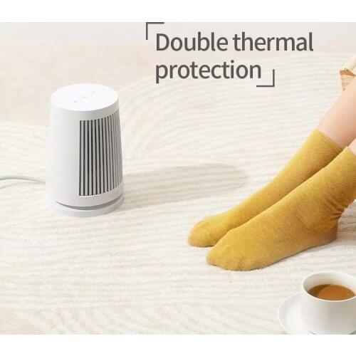 Xiaomi Mijia Desktop Electric Heater Fan Countertop Mini Home Room Handy Fast Power Saving Warmer for Winter PTC Ceramic Heating
