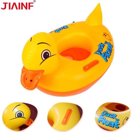 0-3 Age Baby Swimming Circle Yellow Duck for Kids Swim Pool Bathing Accessories