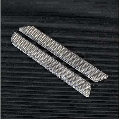 Reflectors Saddle Bag Latch Covers For Harley Electra Street Glide Touring 1996-2013