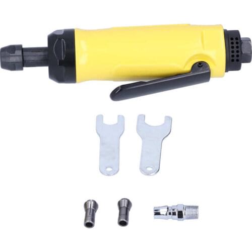 Pneumatic Engraving Machine Portable Right‑angle Angle Die Grinder Handheld Zinc Alloy for Edge Trimming