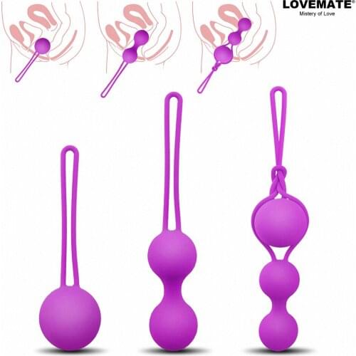 Sex Machine For Female Vagina Tighten Training Kegel Balls Pussy Stimulator Kits Anal Plugs Woman Masturbation Beads Adult Toys