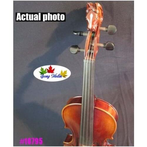 Strad style SONG Brand maestror 4/4 violin,horse head, resonant big sound #10795