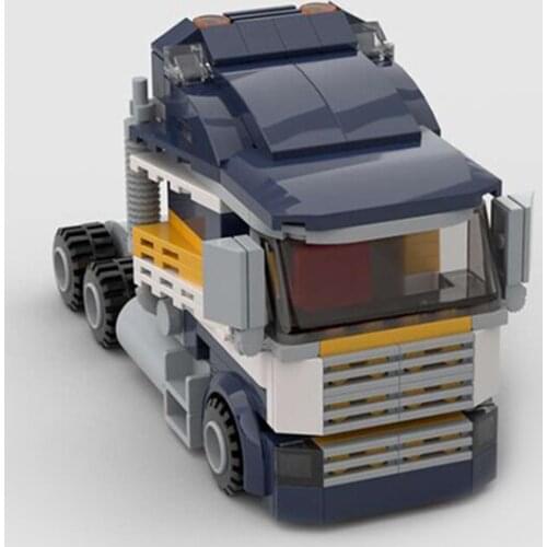 Building Blocks MOC-25080 Highway Truck Car Bricks Kids Toys City Friends Children Toys Gift