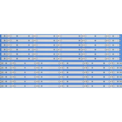 New 12 PCS LED backlight strip for 55PUS7503 55PUS6162 55PUS6262 55PUS6753 55PUS7303 55PUS6703 LB55073 V1_02 55PUS6412 55PUS6503