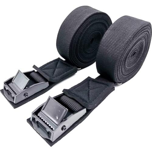1 Pair 9.8ft Car Roof Rack Luggage Kayak Cam Buckle Lashing Tie Down Straps