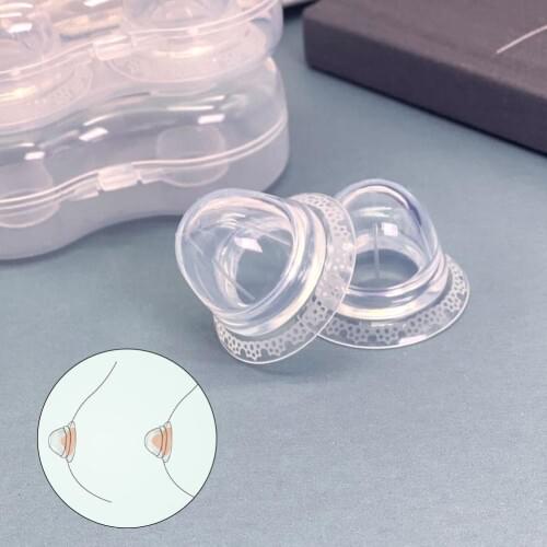 1Pair Pregnant Women Painless Silicone Nipple Aspirator Corrector Sucking Puller