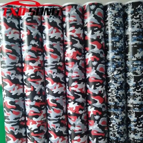 10/20/30/40/50/60CMX152CM Digital Vinyl Film Camouflage Car Wrap Sticker Motorcycle Scooter Adhesive Digital Sticker Film Decal