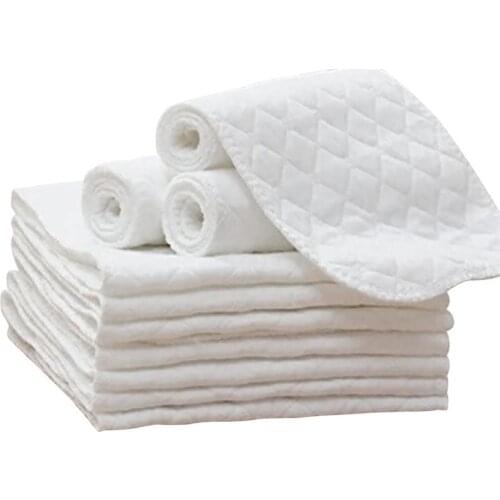 10pcs/lot Nappies Burp Cloths Muslin Cloths Absorbent Wash Cloths Folding Nappies for Baby Changing Mat #20