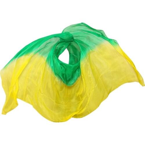 100% Real Silk Veils Dance Stage Performance Props Silk Veil Bellydance Customized Handmade Dyed Scarf Shawl Pure Natural Veils