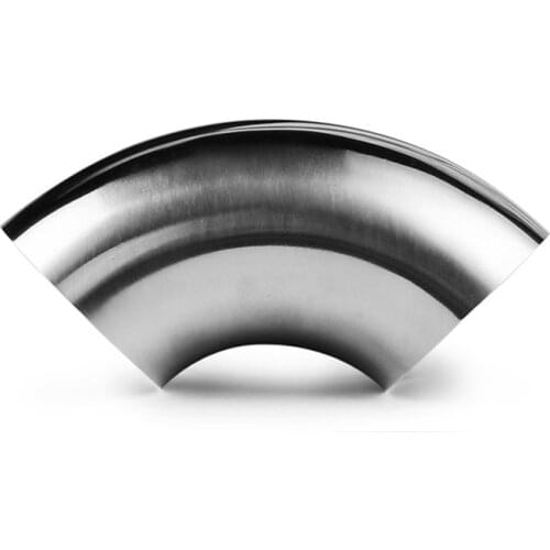 133mm O/D 304 Stainless Steel Sanitary Weld 90 Degree Elbow Pipe Fitting homebew