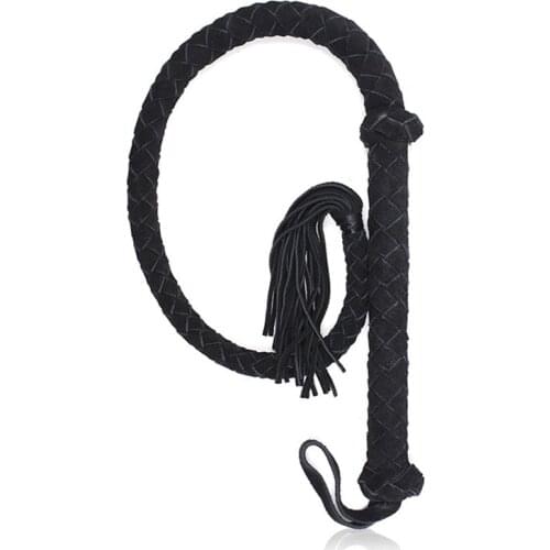 190cm Hand Made Snake Leather Whip With Lashing Handle Spanking Paddle Scattered Whip for Sex Erotic Sex Toys for Adult Games