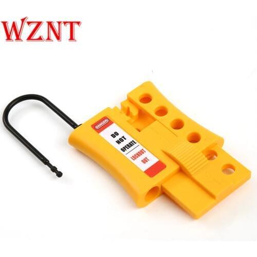2pcs Free shipping 3mm 6mm 4 Hole Non Conductive Nylon Plastic Lockout Hasp