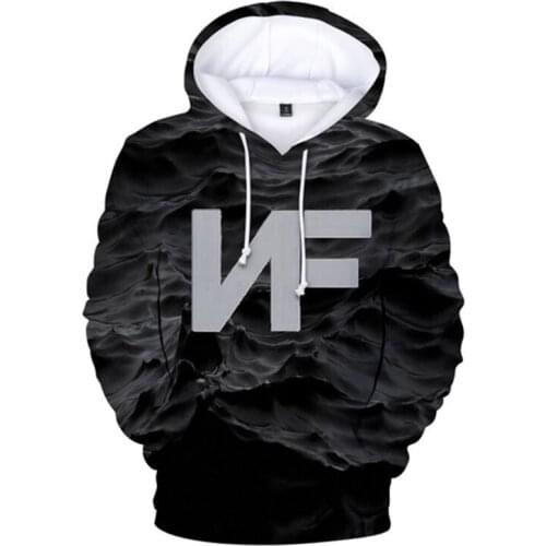 2021 3D NF Hoodies Men Sweatshirts Women Fashion Hip Hop Hooded Autumn Print American Rapper Pullovers Casual Clothes