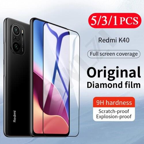5/3/1Pcs phone screen protector for Redmi K40 pro plus K30 Ultra K30i K30S K20 note 10 5G pro max 10s 10X 4G tempered glass film