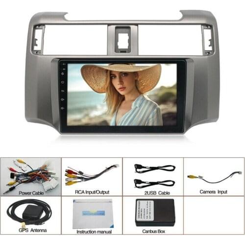 9 Inch Car Stereo Radio Bluetooth MP5 Player GPS Navigation Mirror Link Screen 1+16GB for Toyota 4Runner 2009-2020