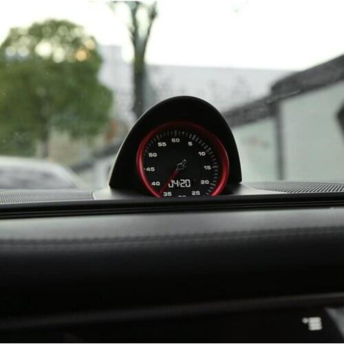 Aluminium Alloy Center Control Compass Circle Decoration Sticker Trim For Porsche Panamera 2017-18 Car Interior Accessories