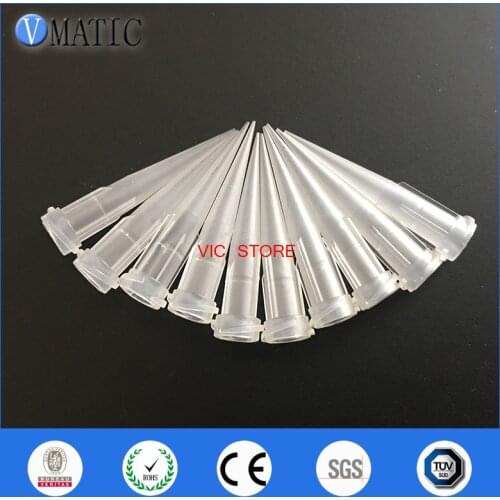 Free Shipping 100Pcs 27G Dispensing Needle Tips TT Tapered Plastic Needle With Clear Color