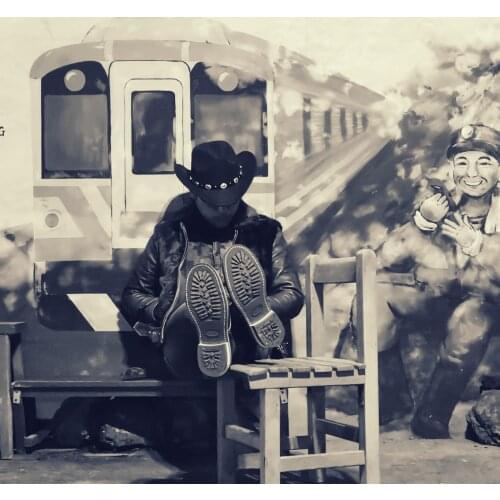 Large Big Plus Size Wool Felt Women Men Western Cowboy Cowgirl Hat Wide Brim Punk Leather Belt Funeral Formal Party Cap (61cm