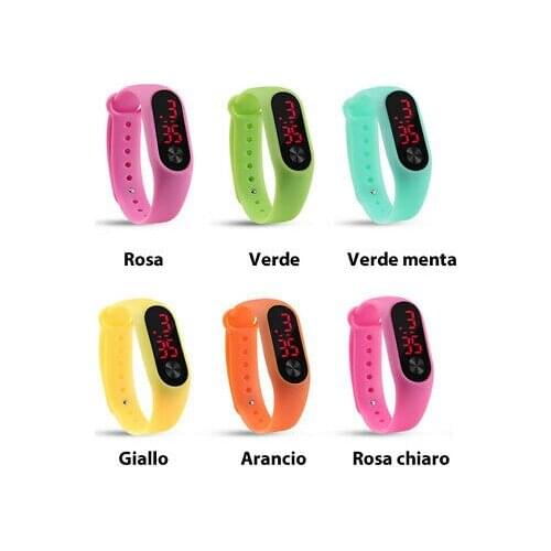 Digital watch SILICONE strap sports men boy quartz women 99 S0436 sent from Italy