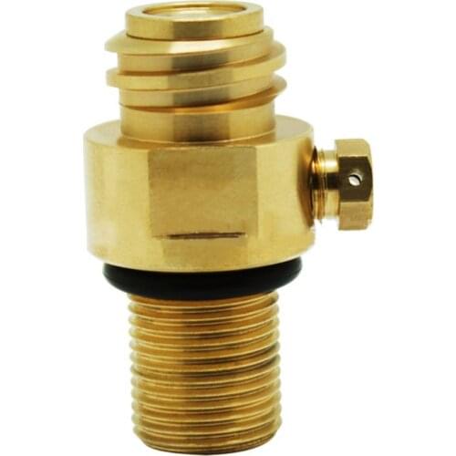 Cylinder CO2 Refill Adapter TR21-4 Thread Converter Fit for CGA320 Connector