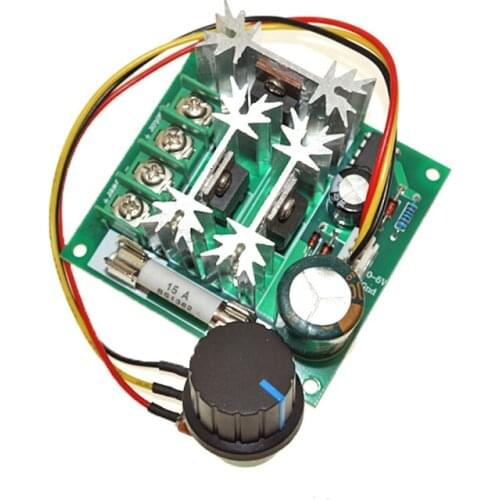 DC 6-90V 15A DC Motor Controller PWM Motor Speed Controller Switch