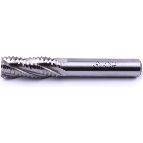 HSS M2AL End Mill Rough skin Flute Diameter 14mm High hardness Milling Cutter Tools High Quality