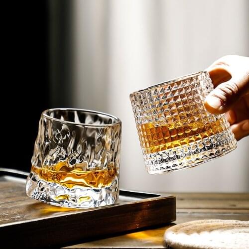 Unzip Creative Tumbler Scotch Whisky Glass Cup Wine Glasses For Bar Office Household Beer Whiskey Crystal Cups Shot Cup