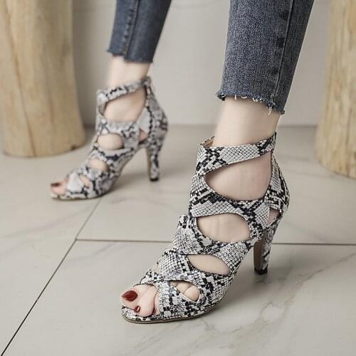 WDHKUN 9CM Summer Shoes Womens Sandals Sexy Fish Mouth Shoes Banquet Party High Heels Shoes Female High Heel Sandals