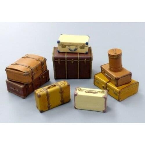 Scene luggage accessories combination 1:35 sand table model