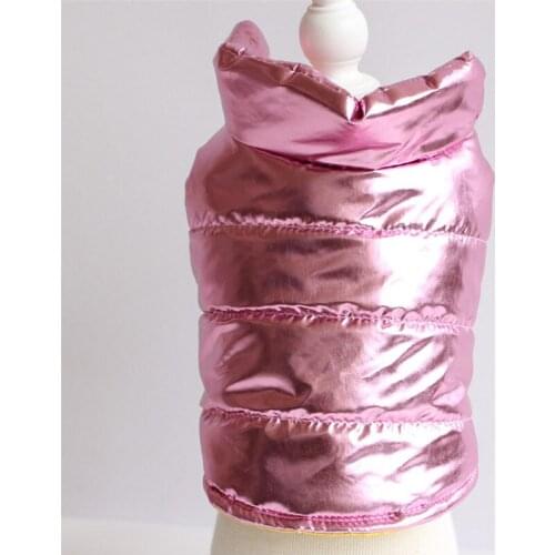 New Autumn Winter Xs Dog Clothes For Small Dogs Girl Boy Coat Teddy Thick Pink Wadded Jacket Vest Puppy Outfit Pet Clothing