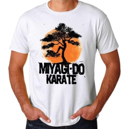 Miyagi Do Karate Kid 80S Movie Cobra Kai New Mma Spatter Style 2019 New Arrival Summer Short Sleeves 100% Cotton Your T Shirt