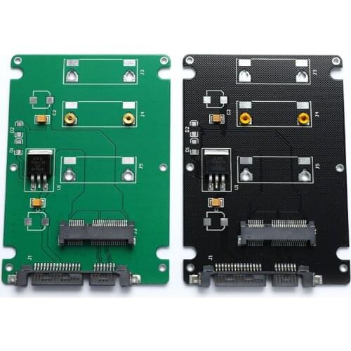 SSD mSATA To 2.5 inch SATA 3 Adapter Converter Card Connector with 2.5 inch Case