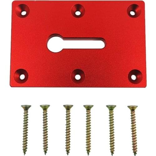 Aluminum Alloy Pliers Mounting Plate Carpenter Woodworking Table Fixture Fixing