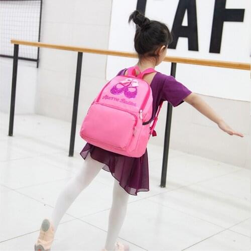 Pink ballet school bag Backpack Waterproof Ballet Dance Bags For Child Girls Kids Ballerina Ballet Gift