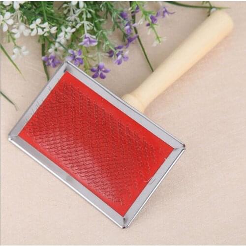 Dog shedding comb Brush Pet Cat Grooming Brush Wood Puppy Big Dog Combs Pet Flea Comb Quality Dog Shedding Comb Cat Supplies