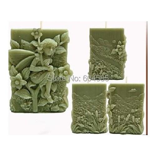 Girl Candle Mold Silicone Soap Mold Candle Mould DIY Candle Making Mold