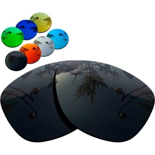 100% Precisely Cut Polarized Replacement Lenses for Frogskins Sunglasses Solid Black Color- Choices