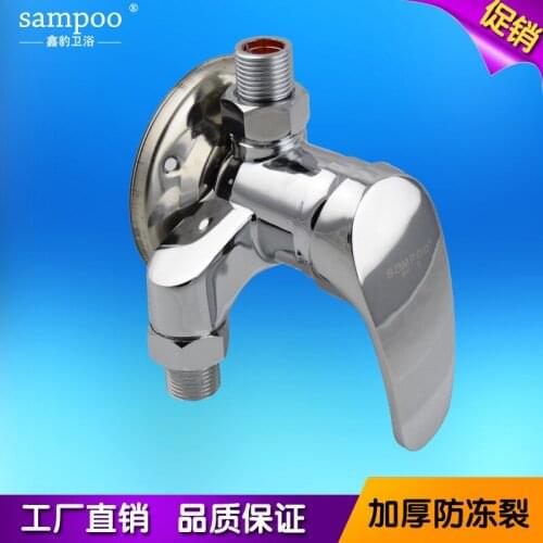 Zinc alloy shower mixing valve faucet hot and cold Ming installed faucet sanitary ware hardware wholesale factory outlet