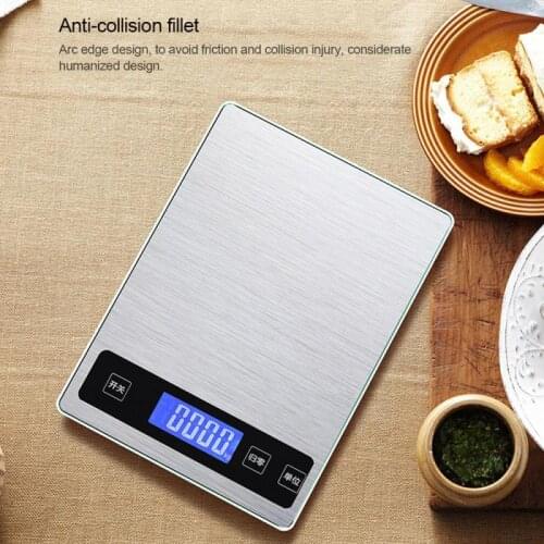 5/10/15 Kg Kitchen Scale LCD Display Digital Weighing ScaleMini Waterproof Electronic Grams Weight Balance Scale For Food Diet
