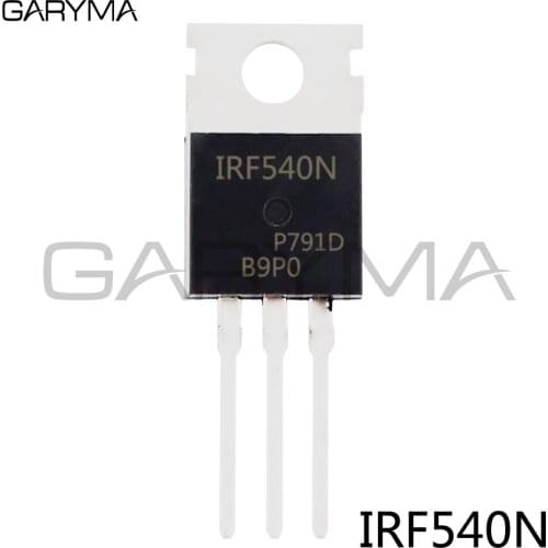 10pcs IRF540N N-Channel Power MOSFET TO-220AB