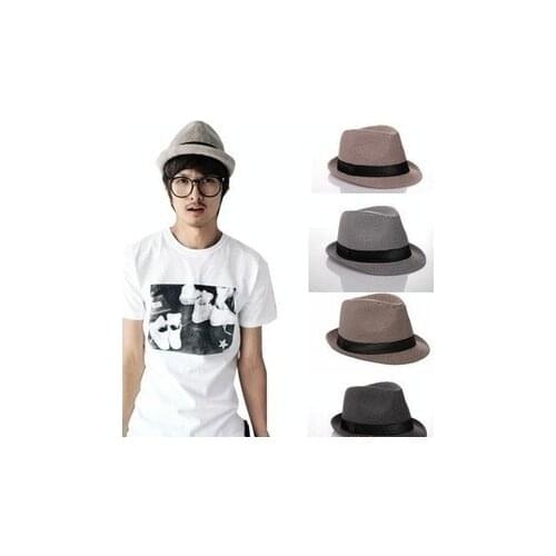 10pcs free shipping2015A-457 summer fedora man female Jazz cap,sun beach trilby hat chapeu feminino panama hats