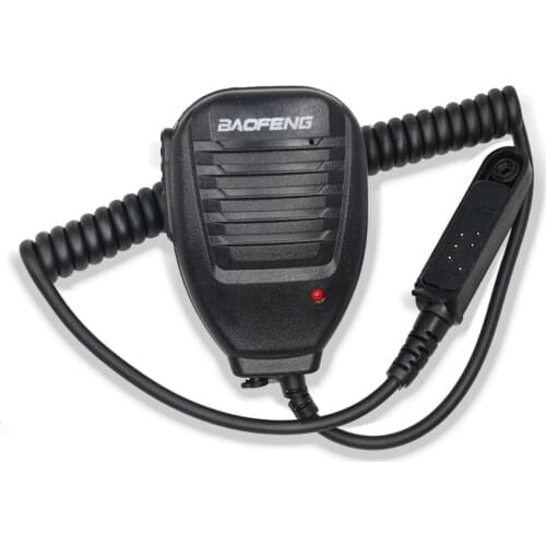 100% Original Waterproof Mic Microphone PTT Speaker Walkie Talkie Baofeng Hand Microphone For BF-9700 UV-9R PLUS S56 A58